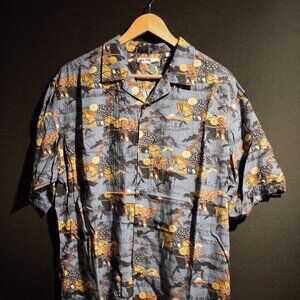 UNIQLO | Open Collar Shirt | Short Sleeve | Size: L